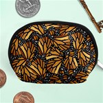 Monarch Butterfly Wings Pattern Accessory Pouch (Medium) Front