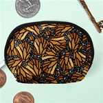 Monarch Butterfly Wings Pattern Accessory Pouch (Medium) Back