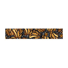 Monarch Butterfly Wings Pattern Flano Scarf (mini) by SpinnyChairDesigns