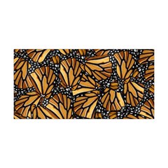 Monarch Butterfly Wings Pattern Yoga Headband by SpinnyChairDesigns