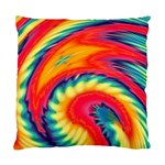 Colorful Dark Tie Dye Pattern Standard Cushion Case (One Side) Front