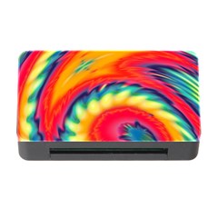 Colorful Dark Tie Dye Pattern Memory Card Reader With Cf by SpinnyChairDesigns