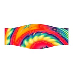 Colorful Dark Tie Dye Pattern Stretchable Headband by SpinnyChairDesigns