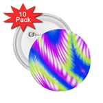 Colorful Blue Purple Pastel Tie Dye Pattern 2.25  Buttons (10 pack)  Front