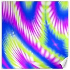 Colorful Blue Purple Pastel Tie Dye Pattern Canvas 20  x 20 