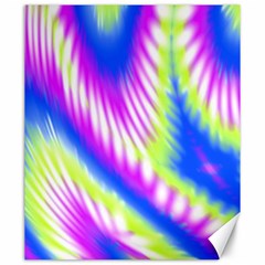 Colorful Blue Purple Pastel Tie Dye Pattern Canvas 20  X 24  by SpinnyChairDesigns