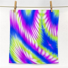 Colorful Blue Purple Pastel Tie Dye Pattern Face Towel