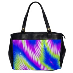 Colorful Blue Purple Pastel Tie Dye Pattern Oversize Office Handbag