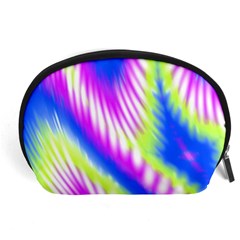 Colorful Blue Purple Pastel Tie Dye Pattern Accessory Pouch (large) by SpinnyChairDesigns