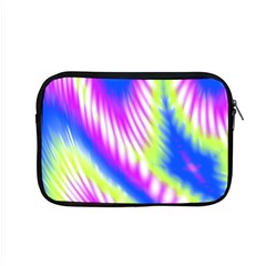 Colorful Blue Purple Pastel Tie Dye Pattern Apple Macbook Pro 15  Zipper Case by SpinnyChairDesigns