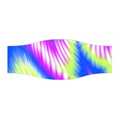 Colorful Blue Purple Pastel Tie Dye Pattern Stretchable Headband by SpinnyChairDesigns