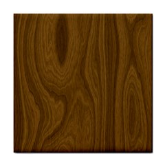 Dark Wood Panel Texture Tile Coaster by SpinnyChairDesigns