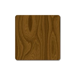 Dark Wood Panel Texture Square Magnet by SpinnyChairDesigns