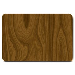 Dark Wood Panel Texture Large Doormat  by SpinnyChairDesigns