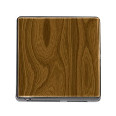 Dark Wood Panel Texture Memory Card Reader (square 5 Slot) by SpinnyChairDesigns