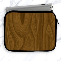 Dark Wood Panel Texture Apple Ipad 2/3/4 Zipper Cases by SpinnyChairDesigns