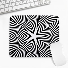 Abstract Zebra Stripes Pattern Large Mousepads by SpinnyChairDesigns