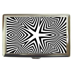 Abstract Zebra Stripes Pattern Cigarette Money Case by SpinnyChairDesigns