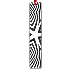 Abstract Zebra Stripes Pattern Large Book Marks by SpinnyChairDesigns