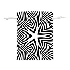 Abstract Zebra Stripes Pattern Lightweight Drawstring Pouch (s) by SpinnyChairDesigns