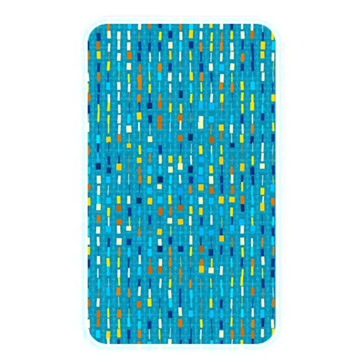 Aqua Blue Artsy Beaded Weave Pattern Memory Card Reader (Rectangular)