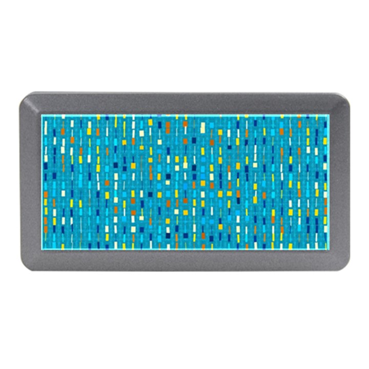 Aqua Blue Artsy Beaded Weave Pattern Memory Card Reader (Mini)