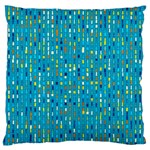 Aqua Blue Artsy Beaded Weave Pattern Standard Flano Cushion Case (Two Sides) Front