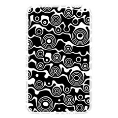 Abstract Black And White Bubble Pattern Memory Card Reader (rectangular) by SpinnyChairDesigns