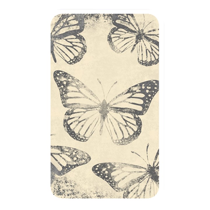 Vintage Ink Stamp on Paper Monarch Butterfly Memory Card Reader (Rectangular)