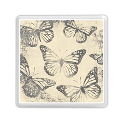 Vintage Ink Stamp On Paper Monarch Butterfly Memory Card Reader (square) by SpinnyChairDesigns