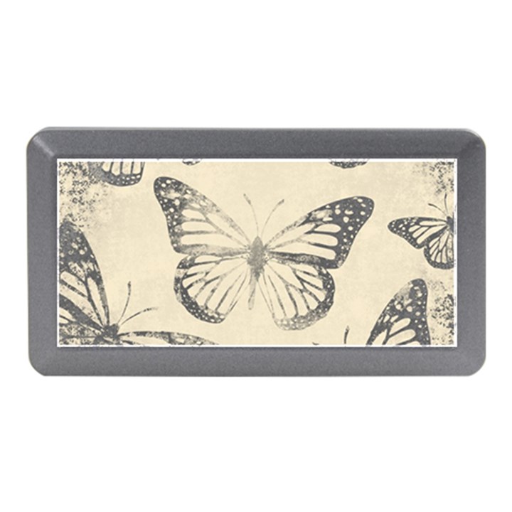 Vintage Ink Stamp on Paper Monarch Butterfly Memory Card Reader (Mini)