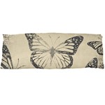 Vintage Ink Stamp on Paper Monarch Butterfly Body Pillow Case Dakimakura (Two Sides) Front