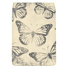 Vintage Ink Stamp On Paper Monarch Butterfly Removable Flap Cover (s) by SpinnyChairDesigns