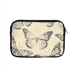 Vintage Ink Stamp On Paper Monarch Butterfly Apple Macbook Pro 15  Zipper Case by SpinnyChairDesigns