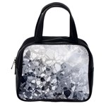 Black and White Abstract Mosaic Pattern Classic Handbag (One Side) Front