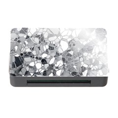 Black And White Abstract Mosaic Pattern Memory Card Reader With Cf by SpinnyChairDesigns