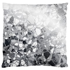 Black And White Abstract Mosaic Pattern Standard Flano Cushion Case (one Side) by SpinnyChairDesigns