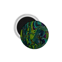 Jungle Print Green Abstract Pattern 1 75  Magnets by SpinnyChairDesigns