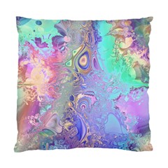 Pastel Marble Paint Swirl Pattern Standard Cushion Case (one Side) by SpinnyChairDesigns