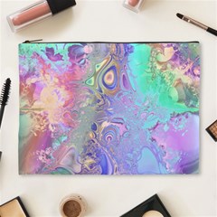 Pastel Marble Paint Swirl Pattern Cosmetic Bag (xl) by SpinnyChairDesigns