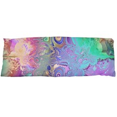 Pastel Marble Paint Swirl Pattern Body Pillow Case (dakimakura) by SpinnyChairDesigns