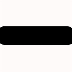 Plain Black Solid Color Large Bar Mats by FlagGallery