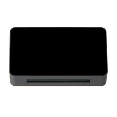 Plain Black Solid Color Memory Card Reader With Cf by FlagGallery