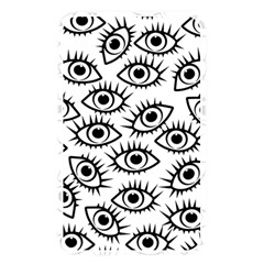 Black And White Cartoon Eyeballs Memory Card Reader (rectangular) by SpinnyChairDesigns