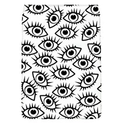 Black And White Cartoon Eyeballs Removable Flap Cover (l) by SpinnyChairDesigns