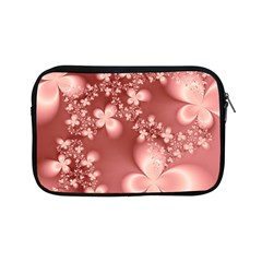 Tea Rose Colored Floral Pattern Apple Ipad Mini Zipper Cases by SpinnyChairDesigns