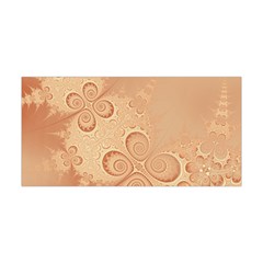 Coral Peach Intricate Swirls Pattern Yoga Headband by SpinnyChairDesigns