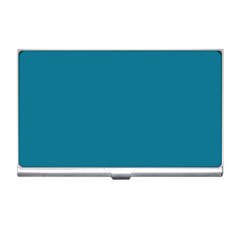 Mosaic Blue Pantone Solid Color Business Card Holder by FlagGallery