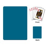 Mosaic Blue Pantone Solid Color Playing Cards Single Design (Rectangle) Back