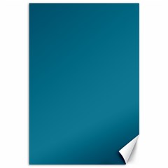 Mosaic Blue Pantone Solid Color Canvas 12  X 18  by FlagGallery